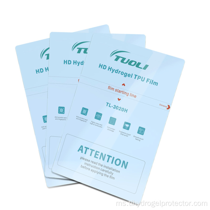 Perlindungan penuh HD Hydrogel Protector Film untuk Telefon